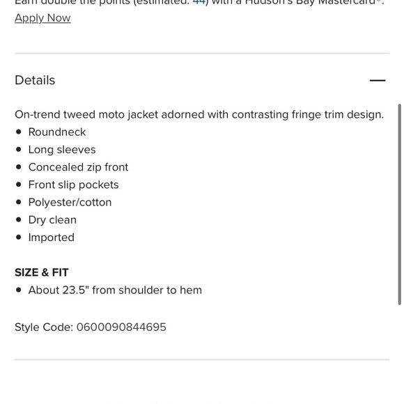 Tweed Moto Blazer Jacket - Picture 11 of 12